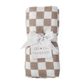 Load image into Gallery viewer, Bamboo Muslin Swaddle Blanket (Mocha Checkers) - Fancy That