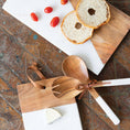 Load image into Gallery viewer, Marble and Wood Serving Utensils Set - Fancy That
