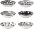 Load image into Gallery viewer, Black and White Pinch Bowls S/6 - Fancy That

