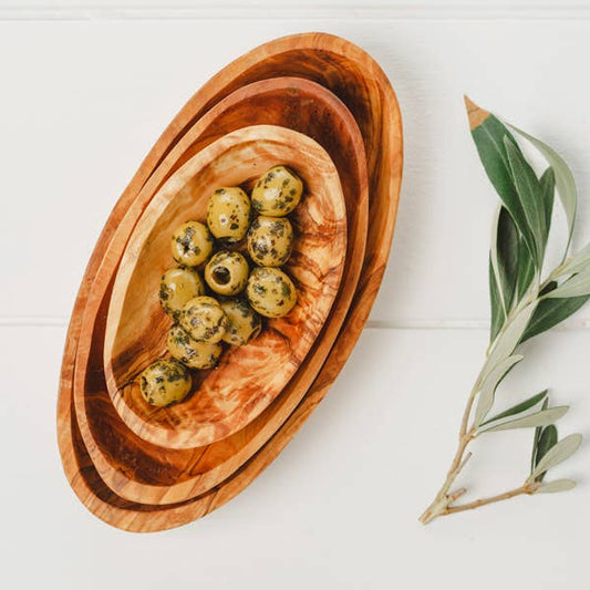 Olive Wood Bowl Trio - Fancy That