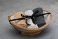 Load image into Gallery viewer, Mini Wooden Serving Bowl with 3 Dish Towels - Fancy That
