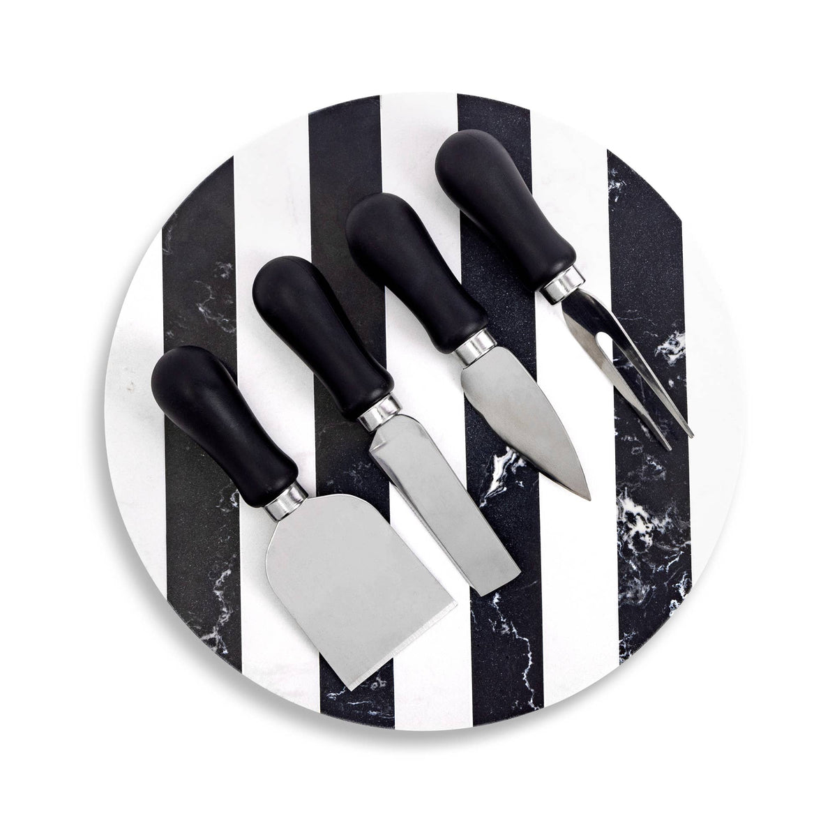 Marble Cheese Set - Black/White - Fancy That