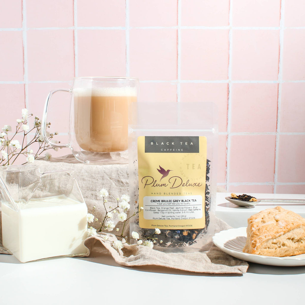 Creme Brulée Earl Grey with Jasmine & Vanilla: 1 oz - Fancy That