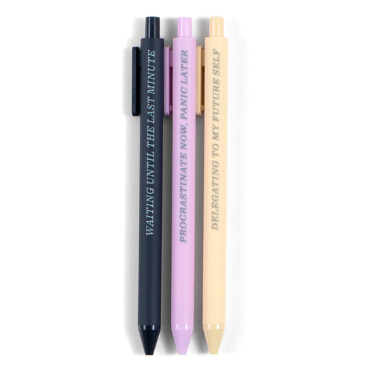 The Procrastinator Pen Set - Fancy That