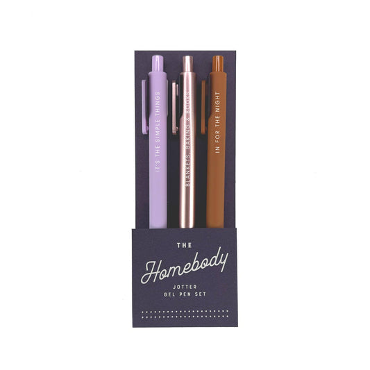 Homebody Jotter Gel Pen : Set of 3 - Fancy That