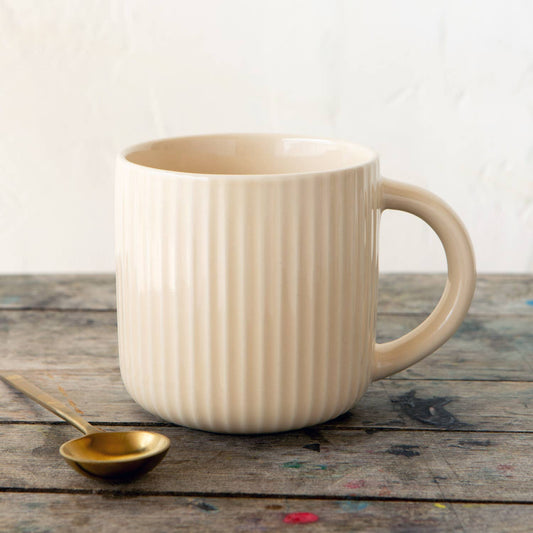 Ecru Fluted Mug - Fancy That