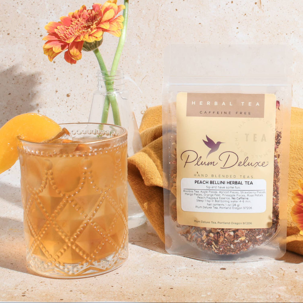Peach Bellini Herbal Tea Loose Leaf Tea: 1 oz - Fancy That