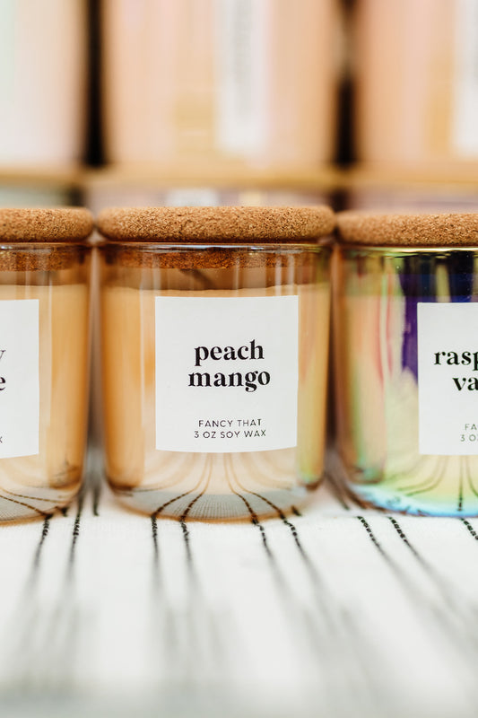 Peach Mango Candle - 3 oz - Fancy That