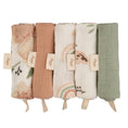 Load image into Gallery viewer, 5-pc. Baby Wash Cloth Set (Pink Floral) - Fancy That
