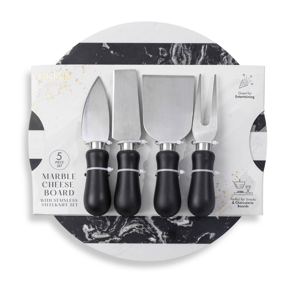 Marble Cheese Set - Black/White - Fancy That
