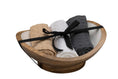 Load image into Gallery viewer, Mini Wooden Serving Bowl with 3 Dish Towels - Fancy That

