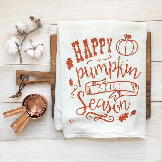 Pumpkin Spice Season Tea Towel - Fancy That